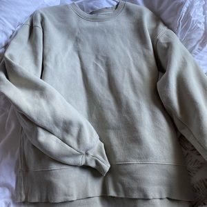TNA COZY FLEECE BOYFRIEND CREW SWEATSHIRT